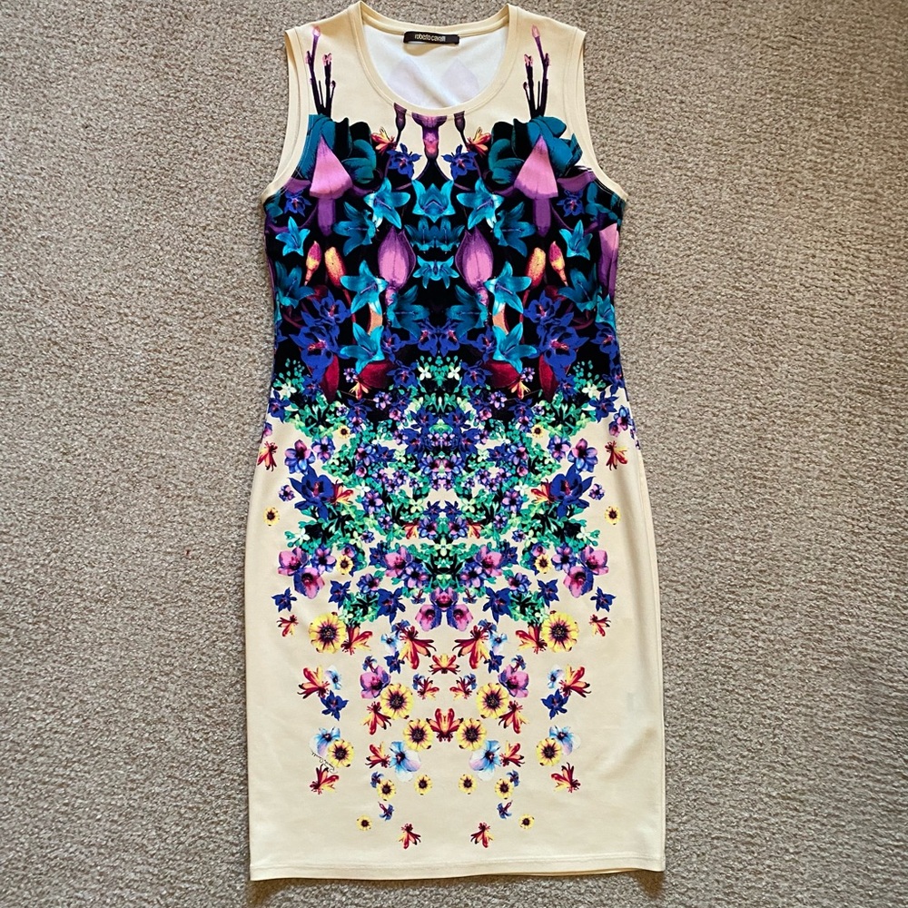 ROBERTO CAVALLI Floral Sheath Dress